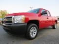 2011 Victory Red Chevrolet Silverado 1500 Extended Cab  photo #3