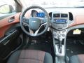 Jet Black/Brick Dashboard Photo for 2013 Chevrolet Sonic #71317833