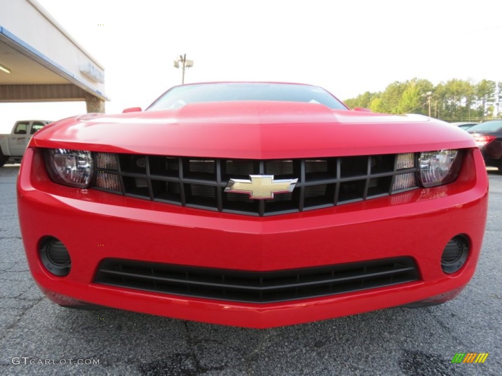 Victory Red 2013 Chevrolet Camaro LS Coupe Exterior Photo #71317899