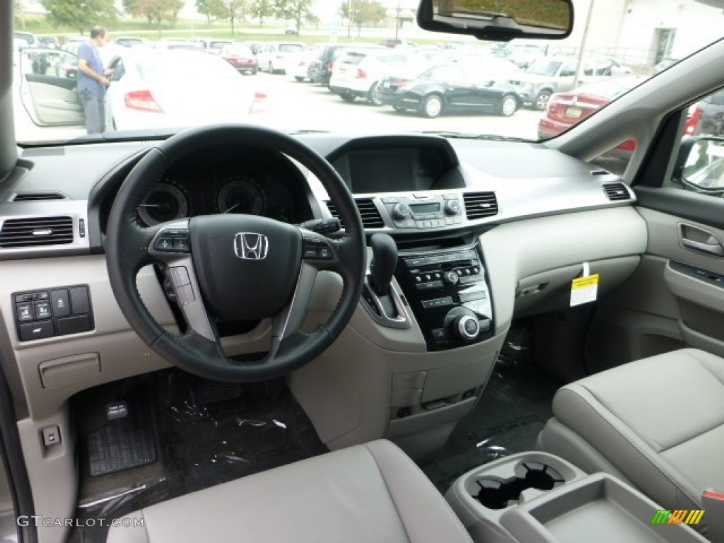 2013 Honda Odyssey EX-L Gray Dashboard Photo #71318463