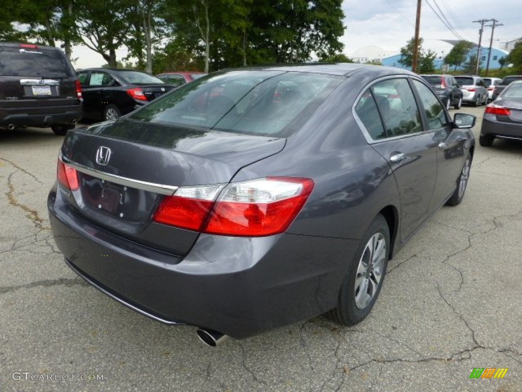 2013 Accord LX Sedan - Modern Steel Metallic / Black photo #8