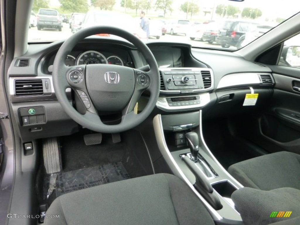 Black Interior 2013 Honda Accord LX Sedan Photo #71318629