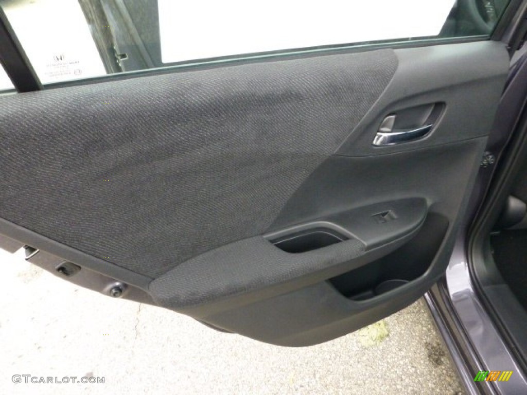 2013 Honda Accord LX Sedan Black Door Panel Photo #71318638
