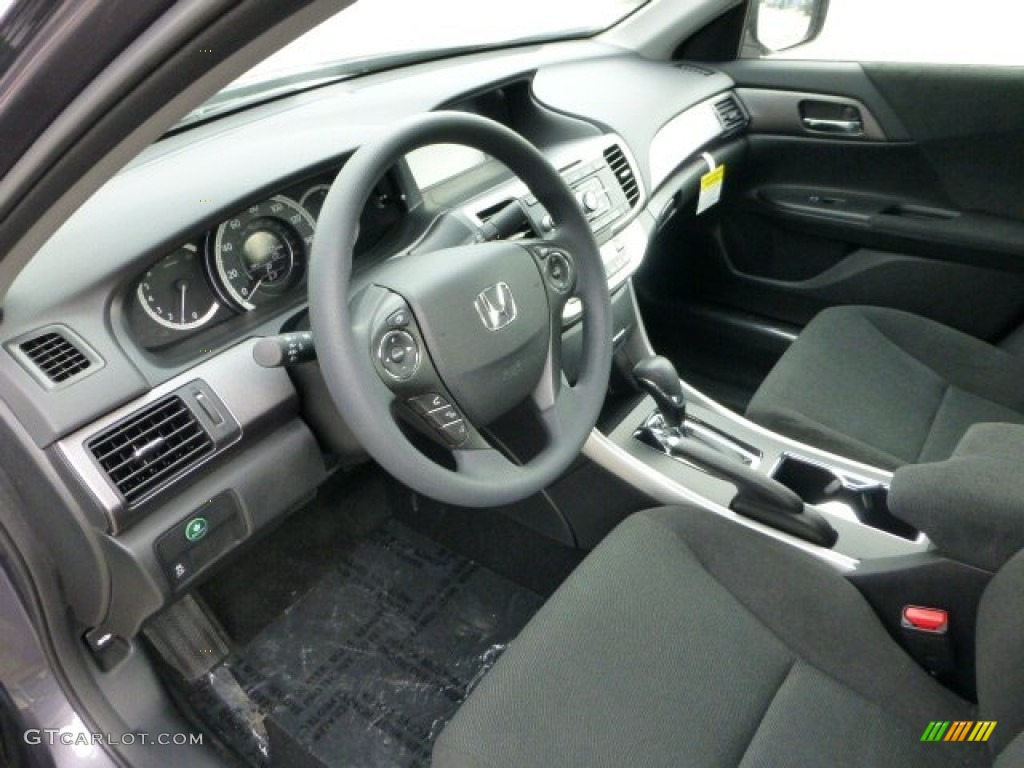 Black Interior 2013 Honda Accord LX Sedan Photo #71318656