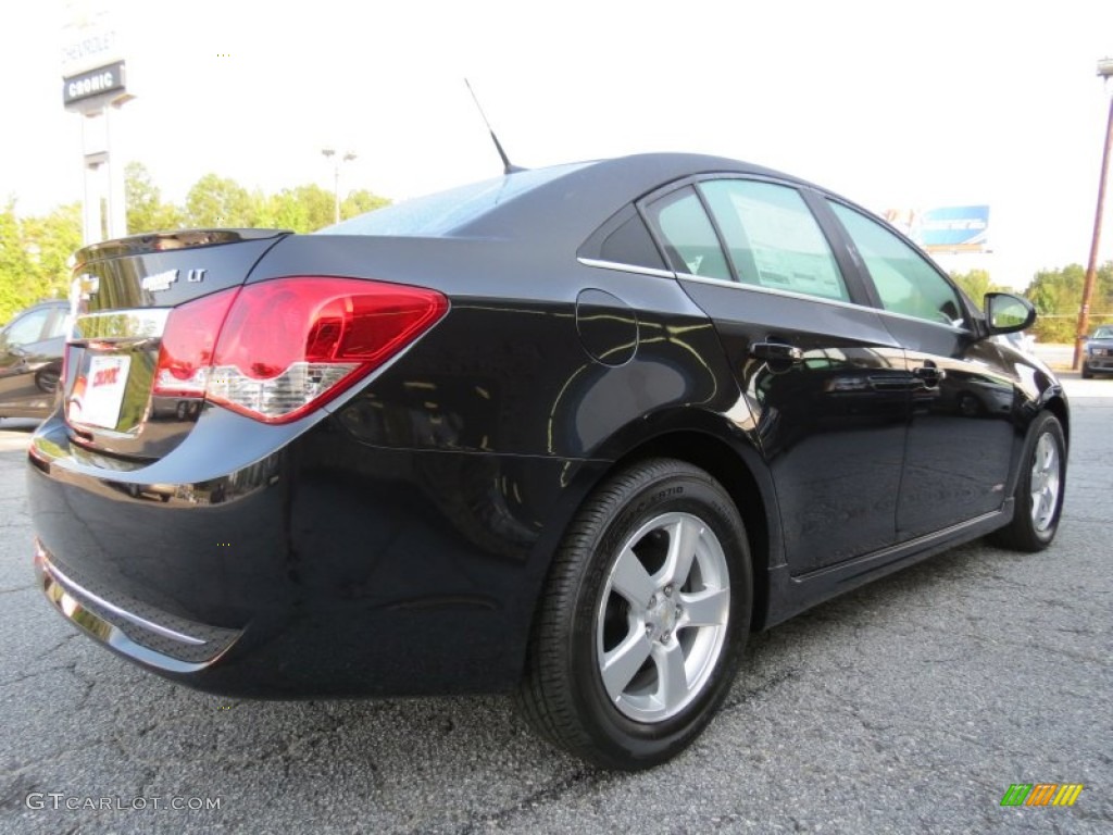 2013 Cruze LT/RS - Black Granite Metallic / Jet Black/Sport Red photo #7