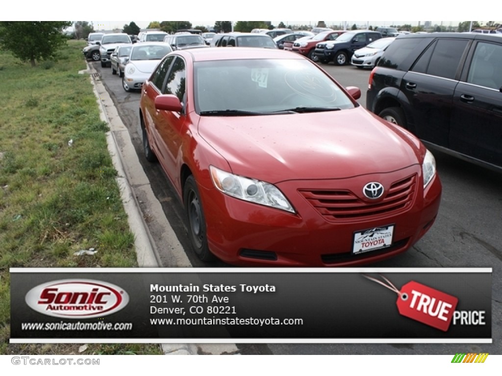 2009 Camry  - Barcelona Red Metallic / Ash photo #1