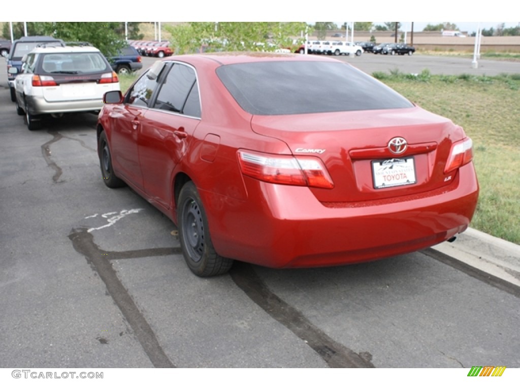 2009 Camry  - Barcelona Red Metallic / Ash photo #3