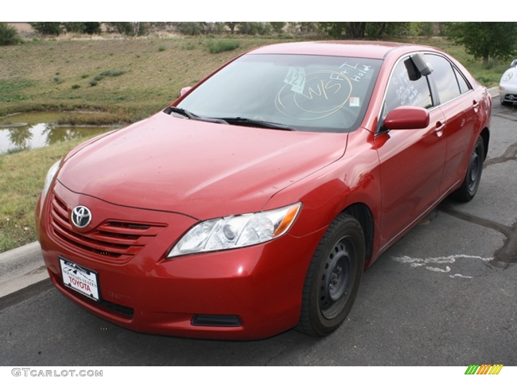 2009 Camry  - Barcelona Red Metallic / Ash photo #4