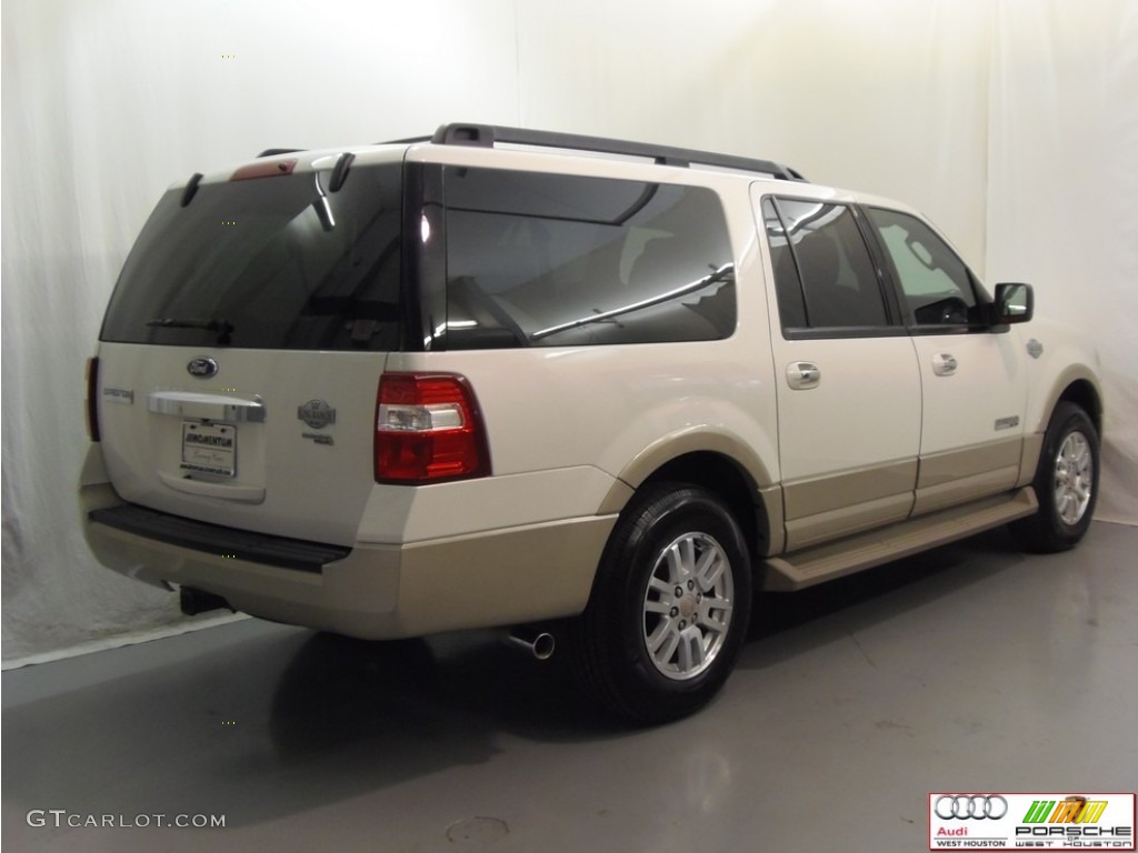 2008 Expedition EL King Ranch - White Suede / Charcoal Black/Chaparral Leather photo #9