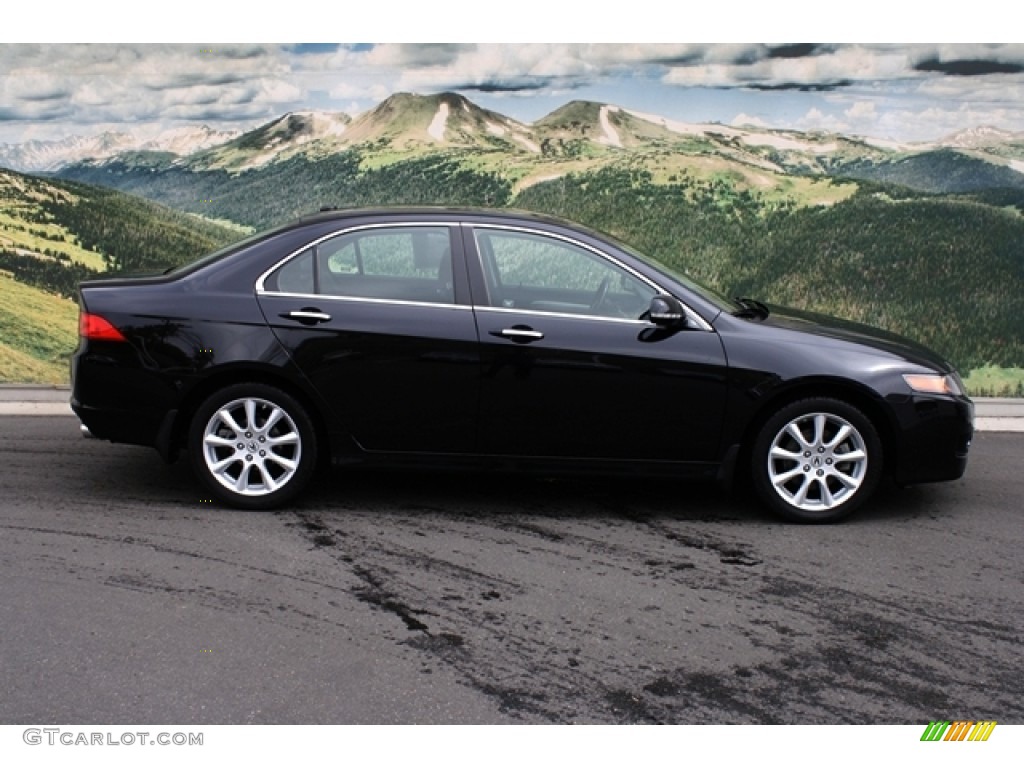 2007 TSX Sedan - Nighthawk Black Pearl / Ebony photo #2