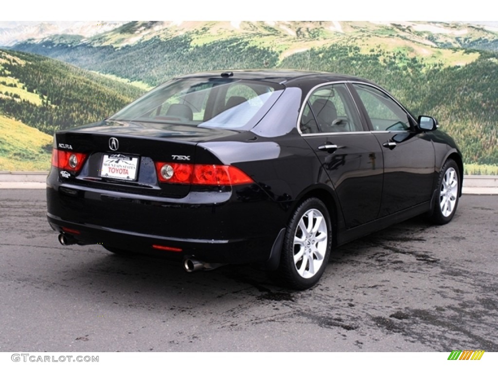 2007 TSX Sedan - Nighthawk Black Pearl / Ebony photo #3