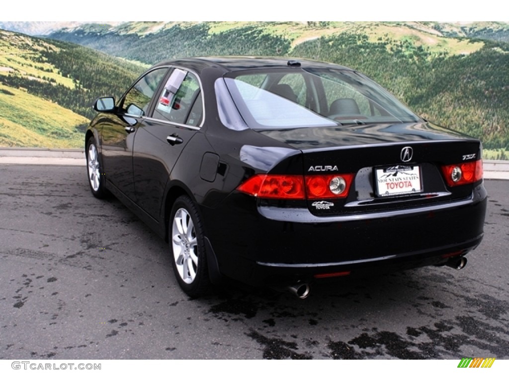 2007 TSX Sedan - Nighthawk Black Pearl / Ebony photo #4