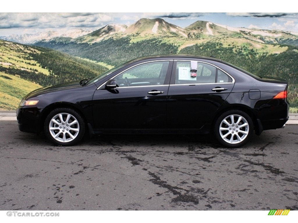 2007 TSX Sedan - Nighthawk Black Pearl / Ebony photo #6