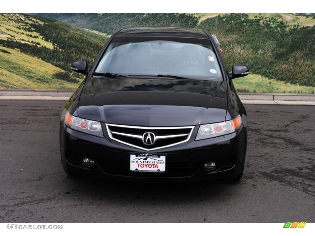 2007 TSX Sedan - Nighthawk Black Pearl / Ebony photo #7