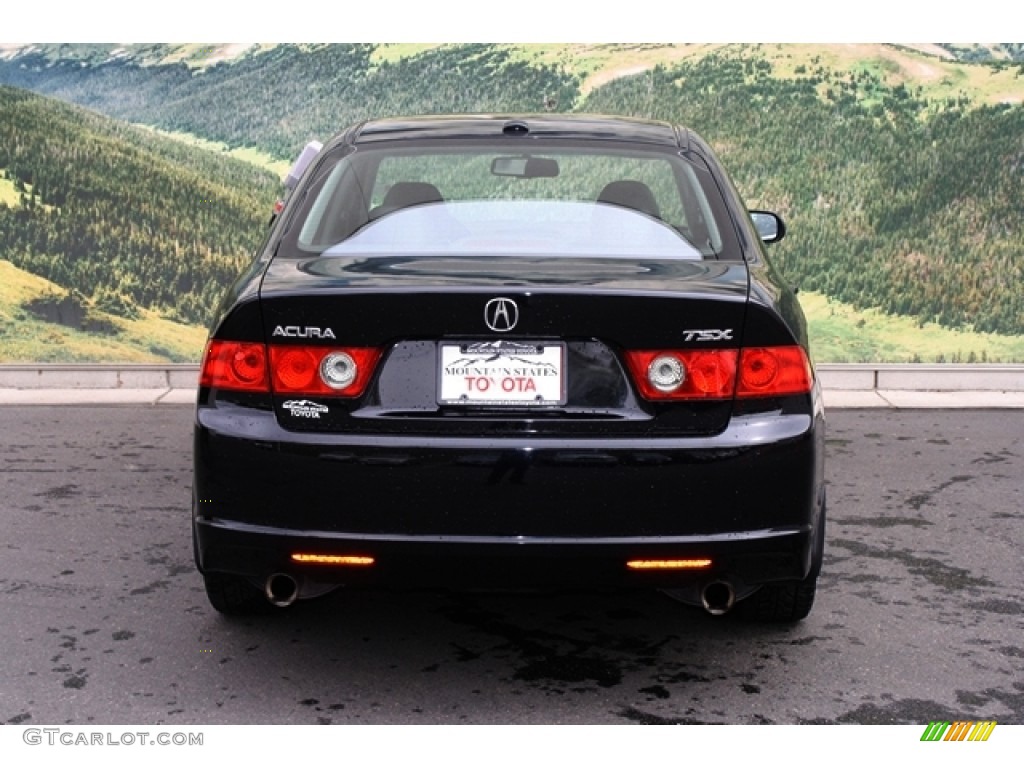 2007 TSX Sedan - Nighthawk Black Pearl / Ebony photo #8