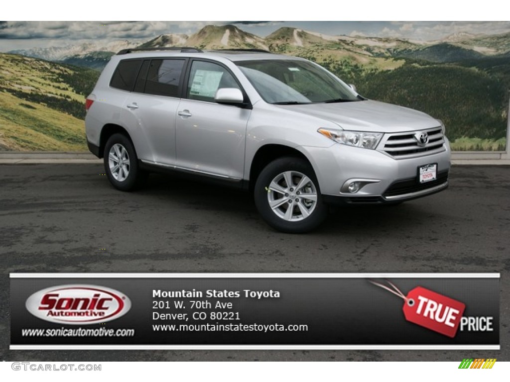 2013 Highlander SE 4WD - Classic Silver Metallic / Ash photo #1