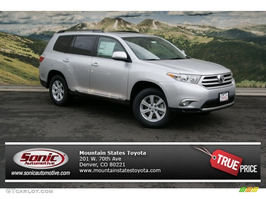2013 Highlander SE 4WD - Classic Silver Metallic / Ash photo #1