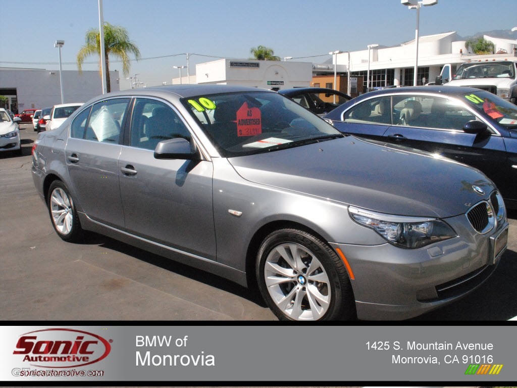 2010 5 Series 535i Sedan - Space Grey Metallic / Gray photo #1