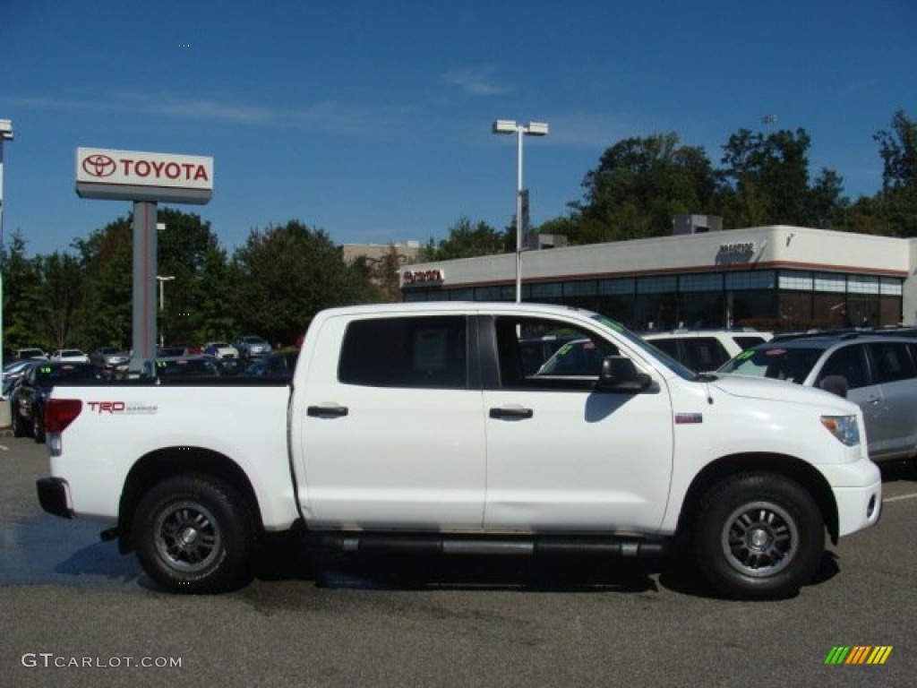 2010 Tundra TRD Rock Warrior CrewMax 4x4 - Super White / Black photo #1