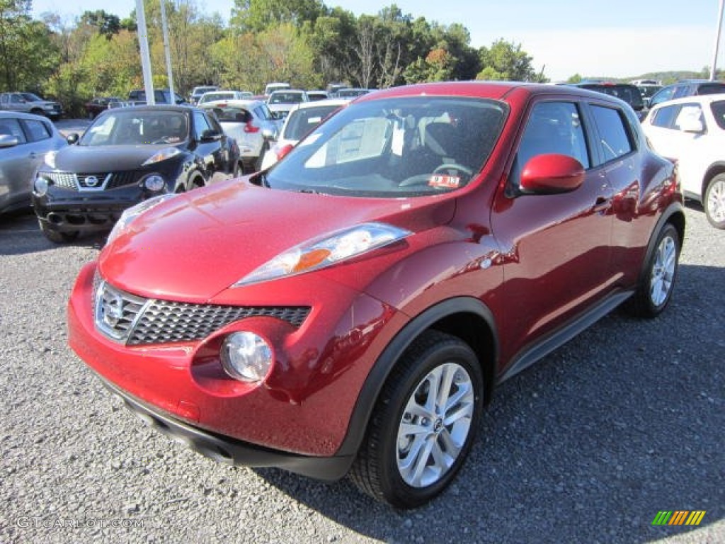 Cayenne Red 2012 Nissan Juke SV AWD Exterior Photo #71325499
