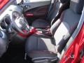  2012 Juke SV AWD Black/Red/Red Trim Interior