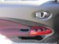 Black/Red/Red Trim 2012 Nissan Juke SV AWD Door Panel