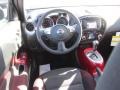 2012 Nissan Juke Black/Red/Red Trim Interior Dashboard Photo
