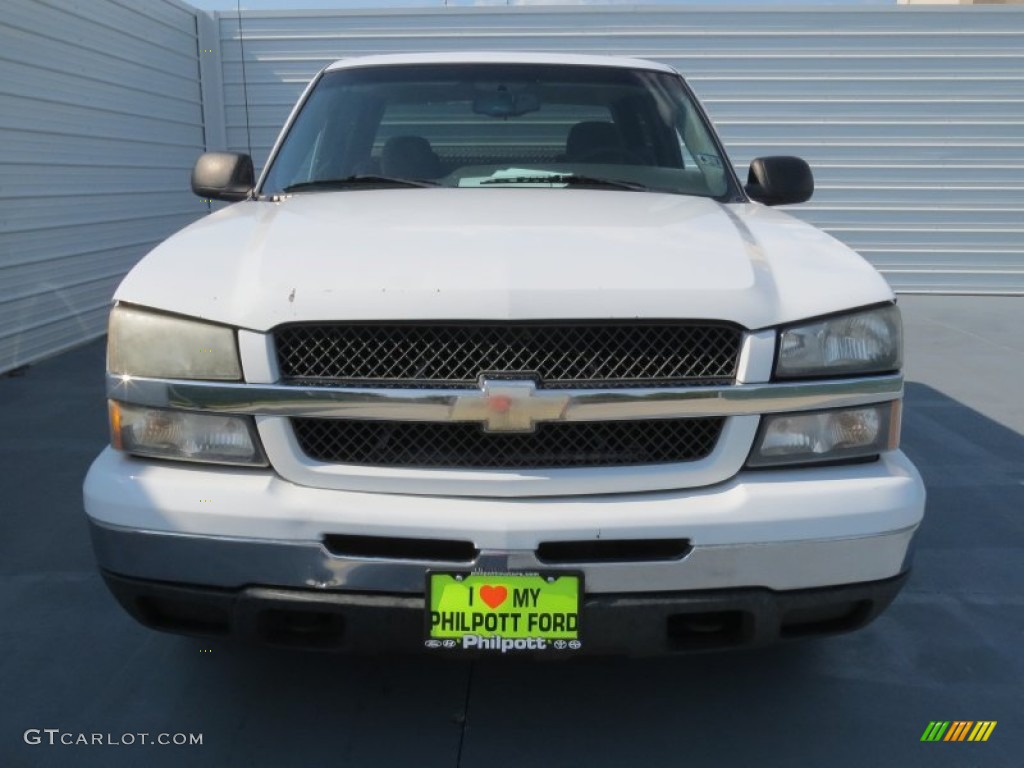 2006 Silverado 1500 LS Crew Cab - Summit White / Medium Gray photo #7