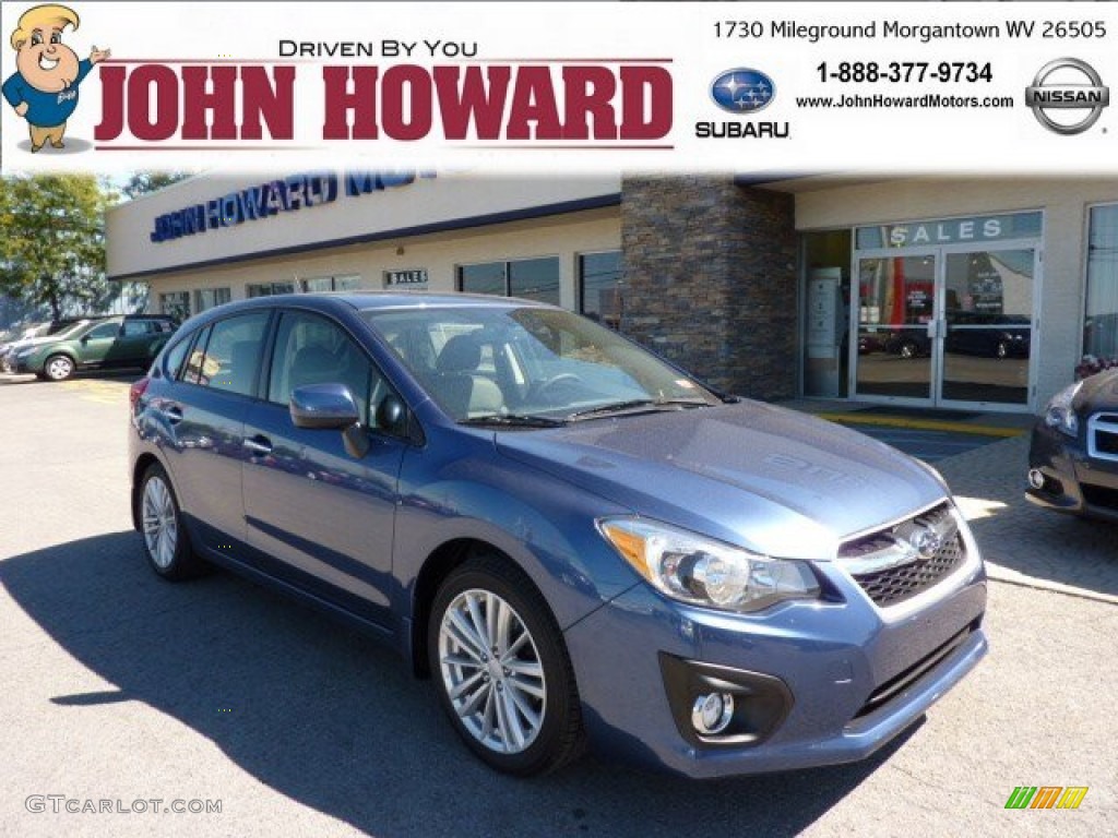 2013 Impreza 2.0i Limited 5 Door - Marine Blue Pearl / Black photo #1