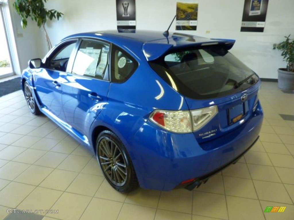 2013 Impreza WRX 5 Door - WR Blue Pearl / WRX Carbon Black photo #5