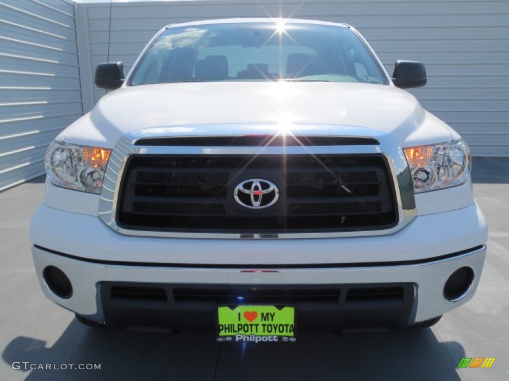 2012 Tundra Double Cab - Super White / Graphite photo #7