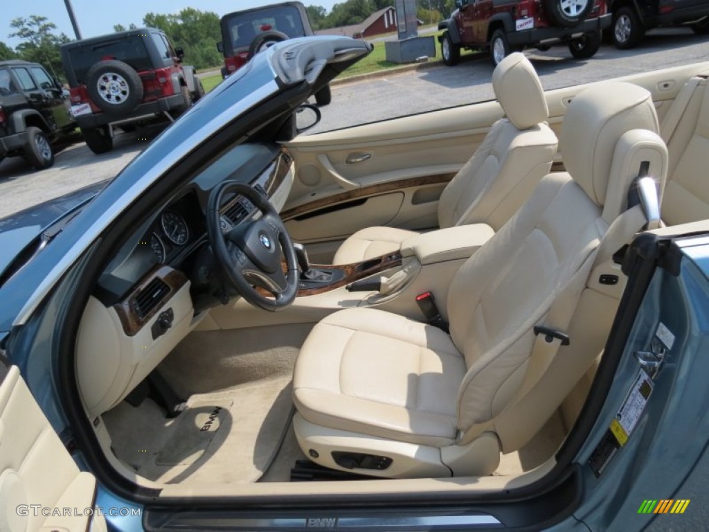 2008 3 Series 335i Convertible - Atlantic Blue Metallic / Cream Beige photo #11