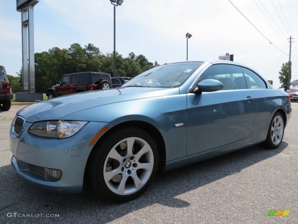 2008 3 Series 335i Convertible - Atlantic Blue Metallic / Cream Beige photo #21