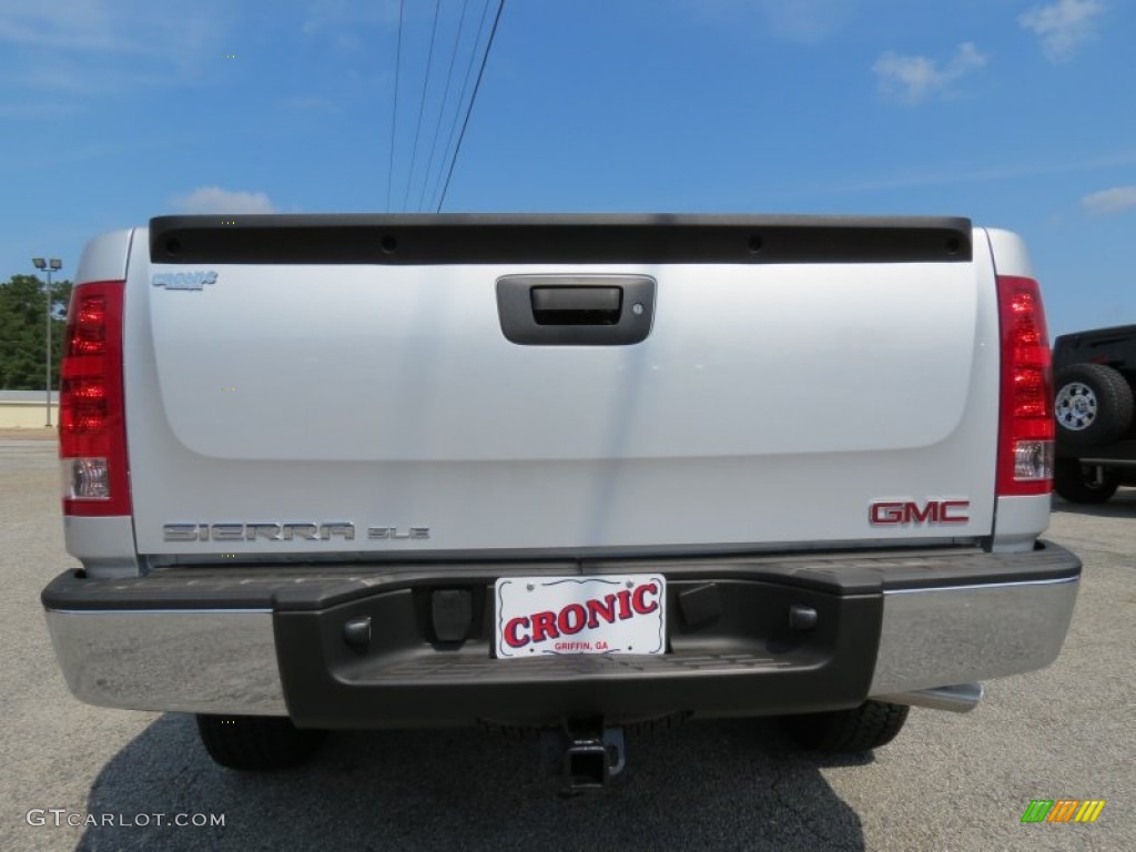 2013 Sierra 1500 SLE Crew Cab 4x4 - Quicksilver Metallic / Light Titanium/Dark Titanium photo #6