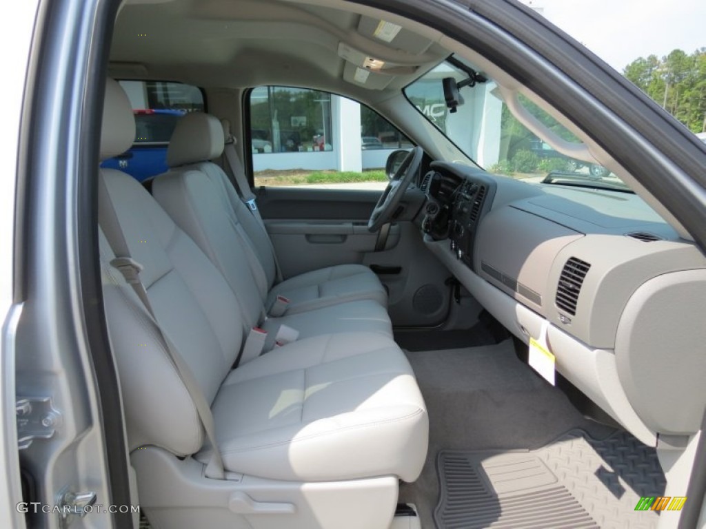 2013 Sierra 1500 SLE Crew Cab 4x4 - Quicksilver Metallic / Light Titanium/Dark Titanium photo #14