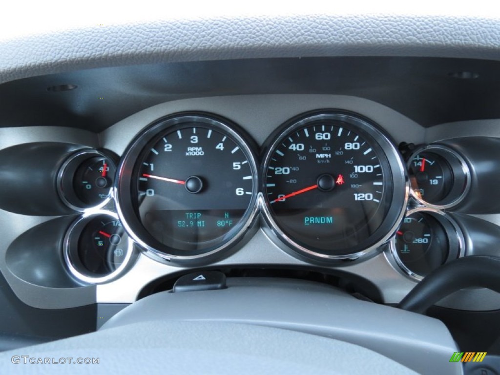 2013 Sierra 1500 SLE Crew Cab 4x4 - Quicksilver Metallic / Light Titanium/Dark Titanium photo #17