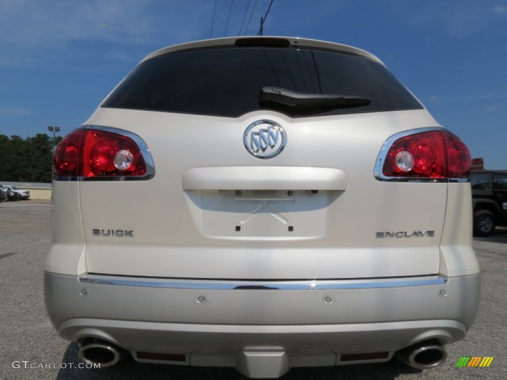 2012 Enclave FWD - White Diamond Tricoat / Cashmere photo #6