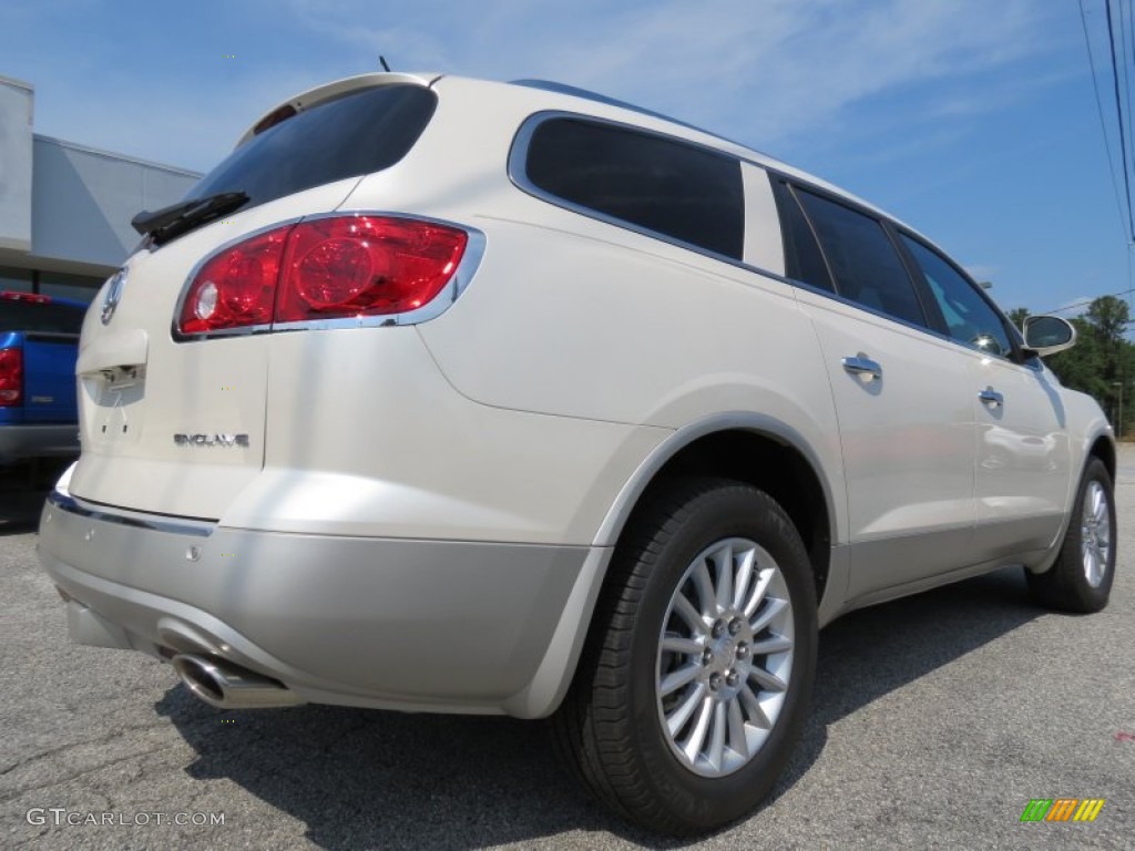 2012 Enclave FWD - White Diamond Tricoat / Cashmere photo #7