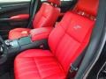 2013 Chrysler 300 Black/Red Interior Front Seat Photo