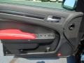 Black/Red 2013 Chrysler 300 S V6 Door Panel