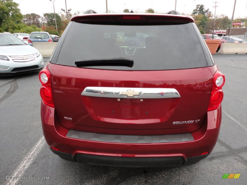 2010 Equinox LT AWD - Cardinal Red Metallic / Jet Black photo #6