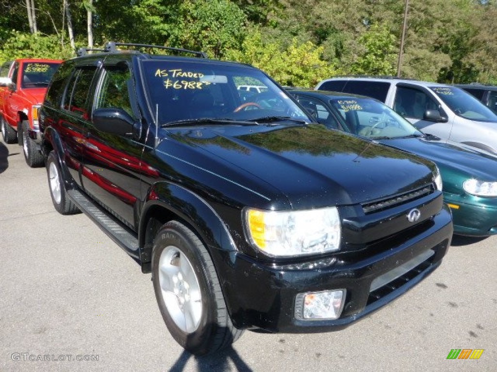 2001 QX4 4x4 - Black Obsidian / Graphite photo #1