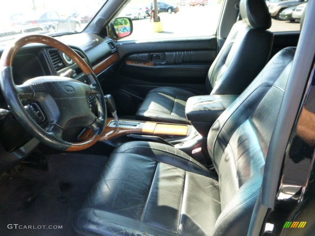 2001 QX4 4x4 - Black Obsidian / Graphite photo #7