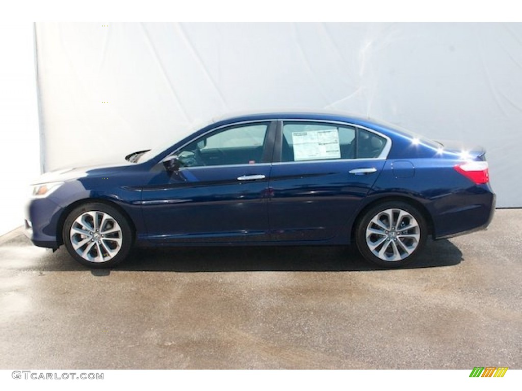 2013 Accord Sport Sedan - Obsidian Blue Pearl / Black photo #4