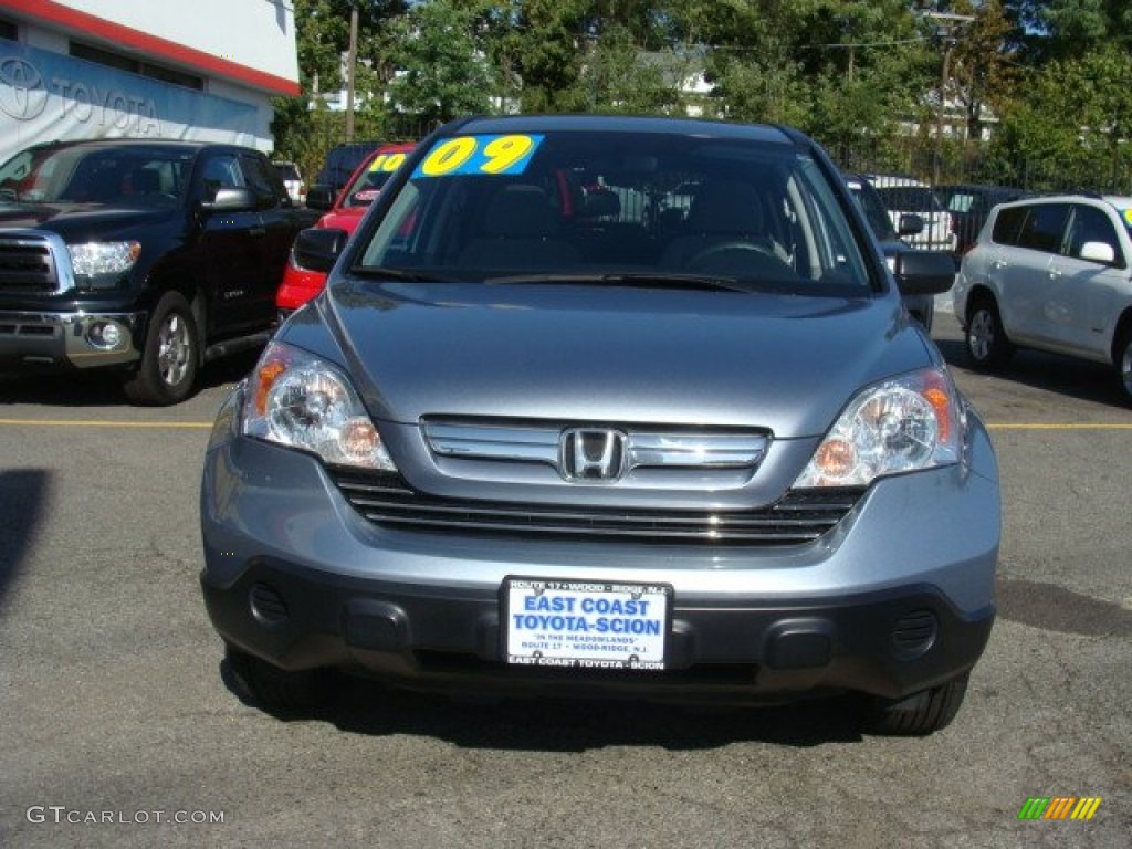 2009 CR-V EX 4WD - Glacier Blue Metallic / Gray photo #2