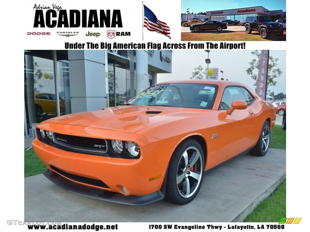 2012 Challenger SRT8 392 - Header Orange / Dark Slate Gray photo #1