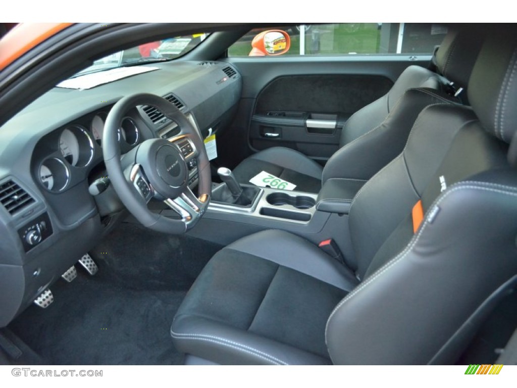 Dark Slate Gray Interior 2012 Dodge Challenger SRT8 392 Photo #71335957