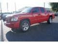 2008 Flame Red Dodge Dakota Sport Crew Cab 4x4  photo #6