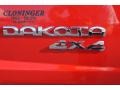 Flame Red - Dakota Sport Crew Cab 4x4 Photo No. 20