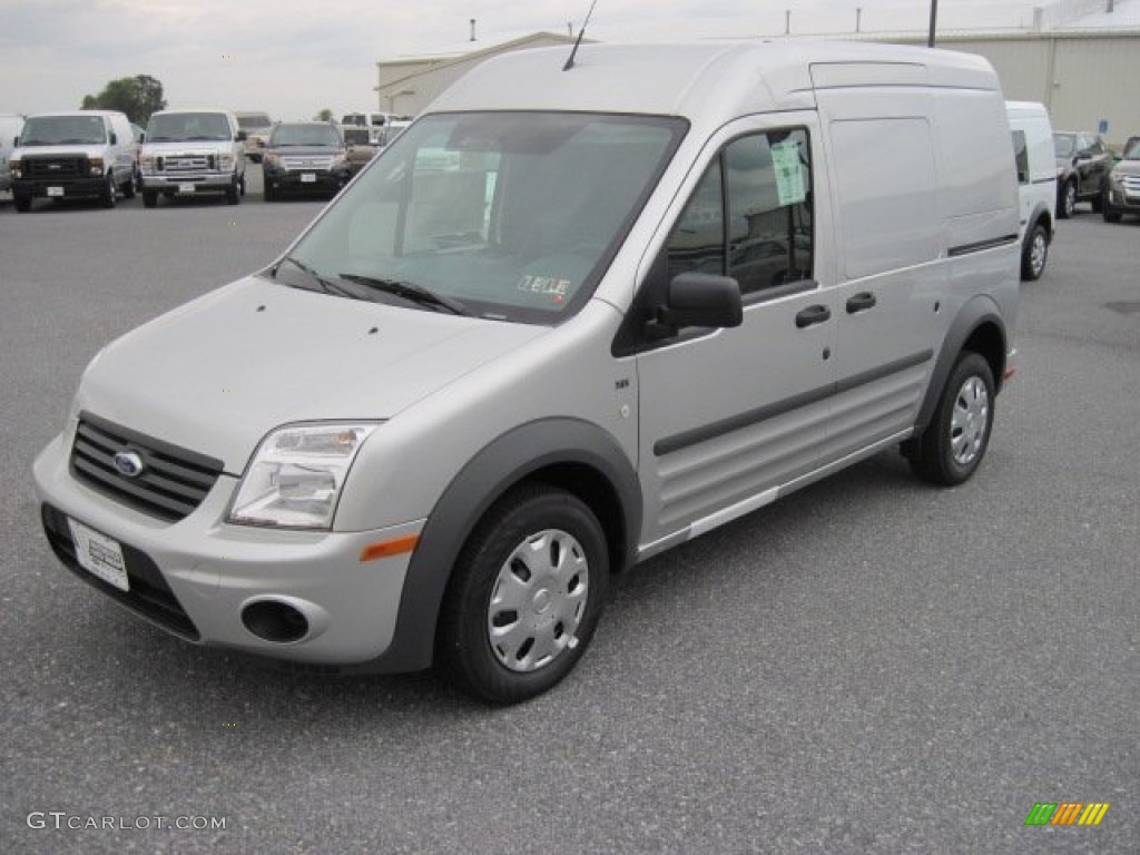 2012 Transit Connect XLT Van - Silver Metallic / Dark Grey photo #2